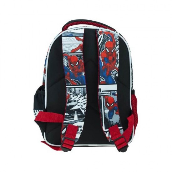 Gim Spiderman Eva Τσάντα Νηπιαγωγείου σε Κόκκινο χρώμα 337-00054