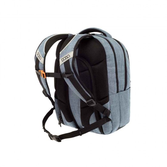 Polo Prodigy Σχολική Τσάντα Πλάτης Navy Blue 901022-5400