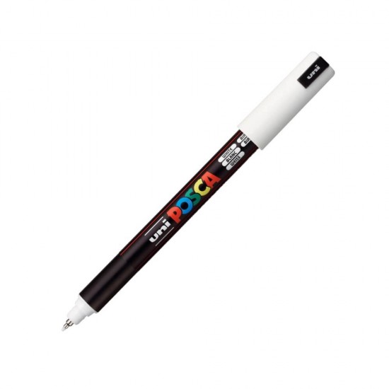 Posca Μαρκαδόρος Σχεδίου 0.7mm Λευκό PC-1MR(N)-W