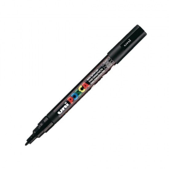 Μαρκαδόρος Posca Μαύρος 0.9-1.3mm PC-3M(N)-BL