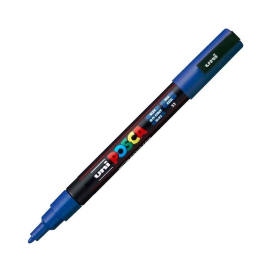 Μαρκαδόρος Posca Μπλε 0.9-1.3mm PC-3M(N)-B