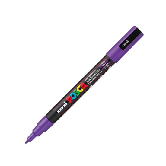 Μαρκαδόρος Posca Βιολετί 0.9-1.3mm PC-3M(N)-V