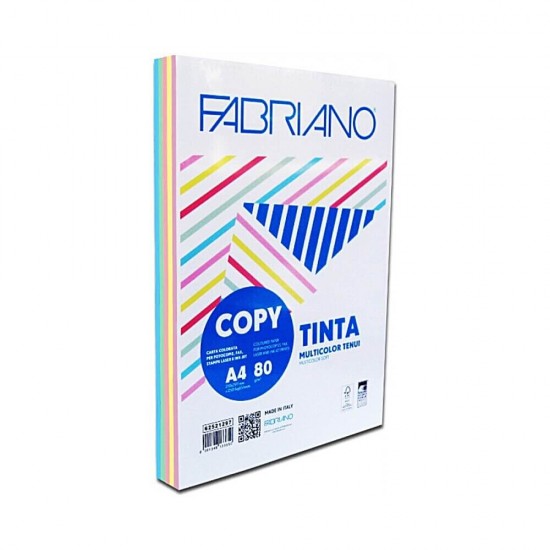 Fabriano Copy Tinta Multicolor Χαρτί Εκτύπωσης A4 80gr/m² 250 φύλλα Soft 19962521297